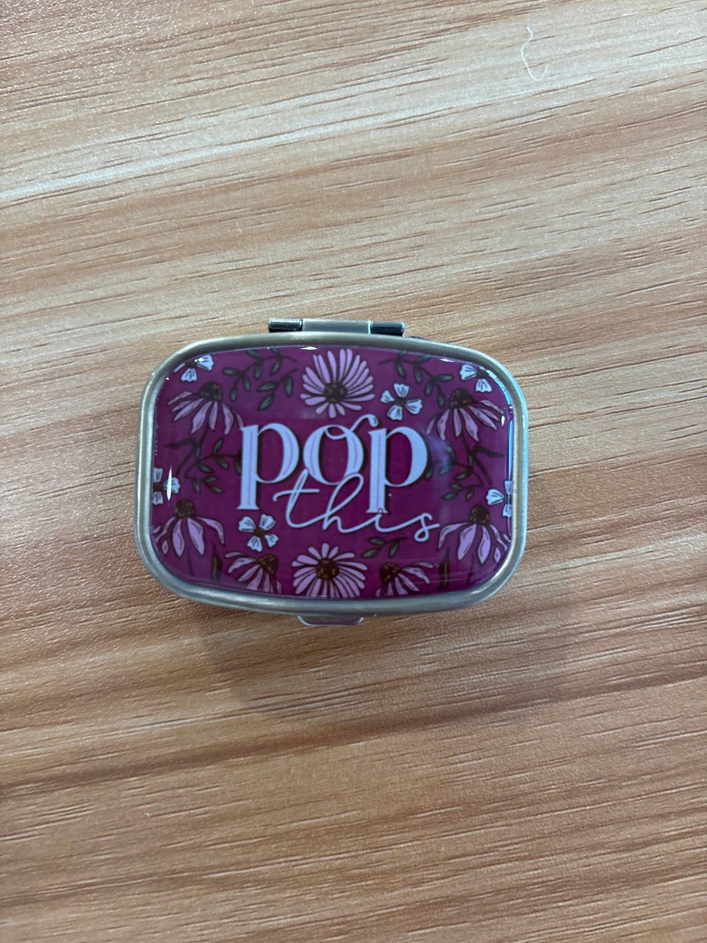 Small Metal Pill Case pillbox