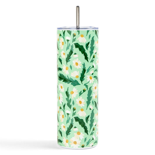 Montauk Daisies 20oz Stainless Steel Skinny Tumbler