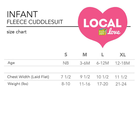 Pismo Beach Baby Fleece Romper