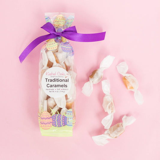 Easter Sea Salt Caramels, 4 oz. Bag