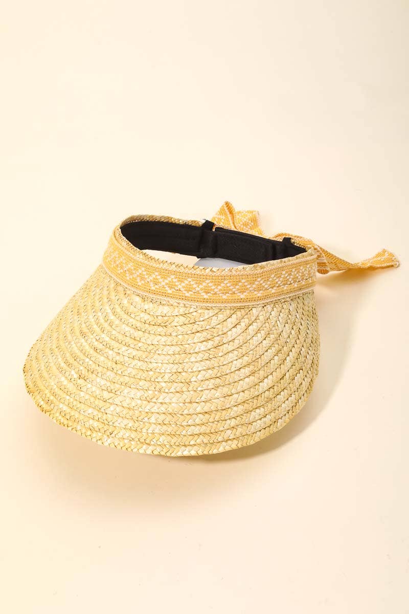 Diamond Band Visor Sun Hat