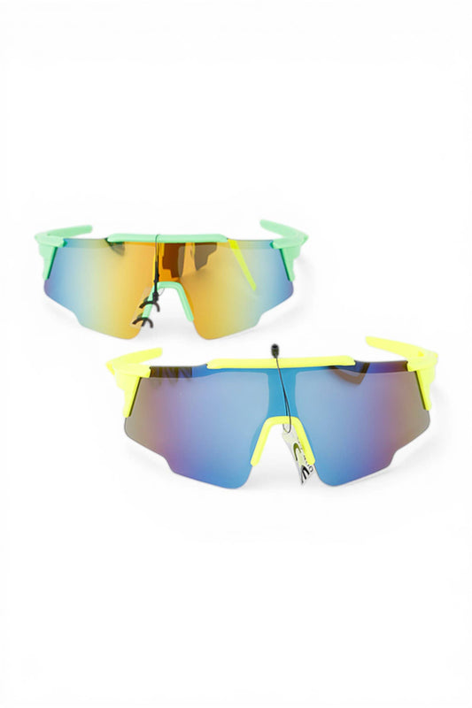 Kids Polycarbonate Curved Shield Sunglasses