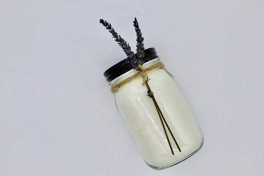 16 oz Mason Jar: Dried Lavender / Lavender
