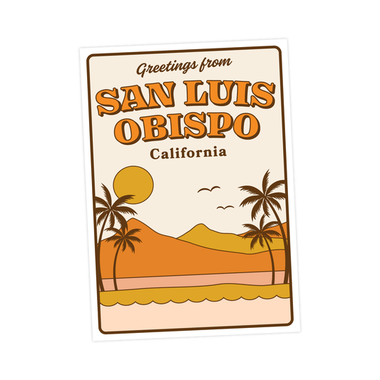 Greetings from San Luis Obispo, California Postcard