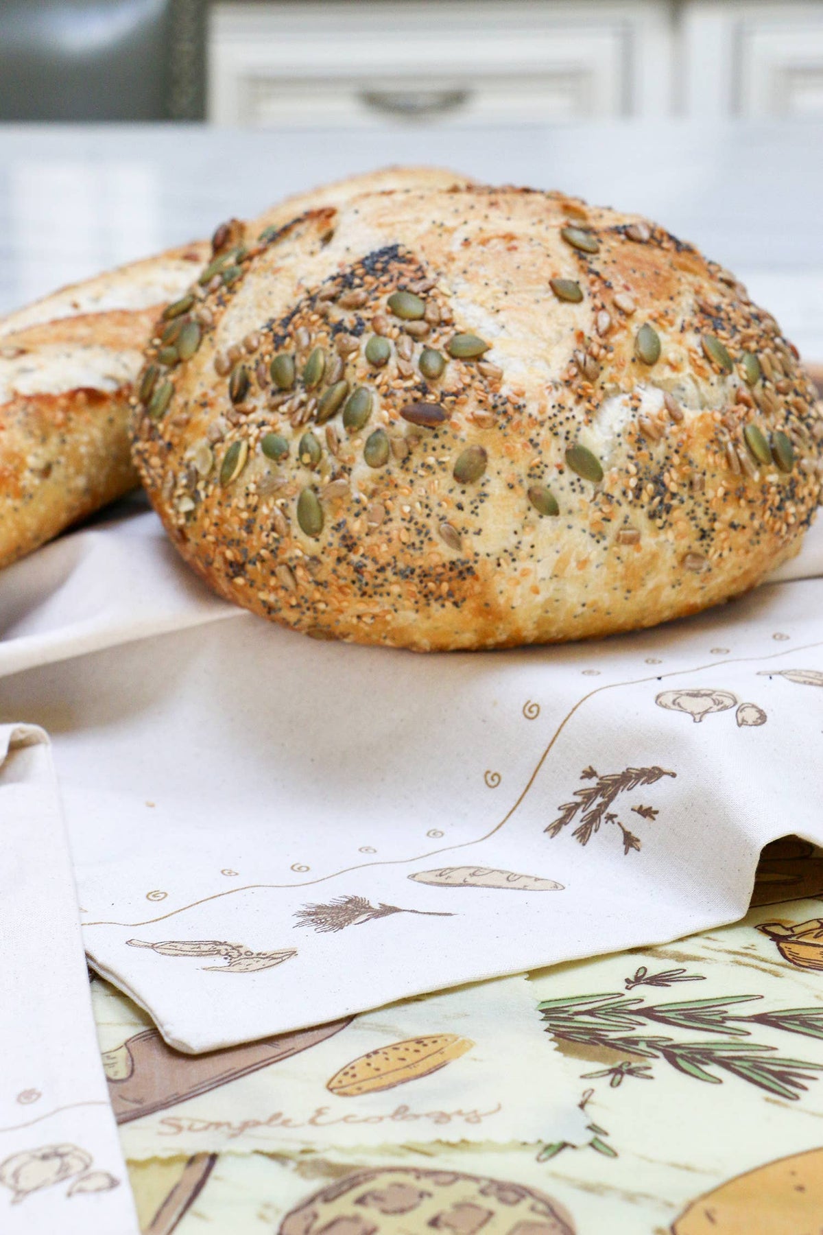 Organic Cotton Bread Bags - Simple Ecology