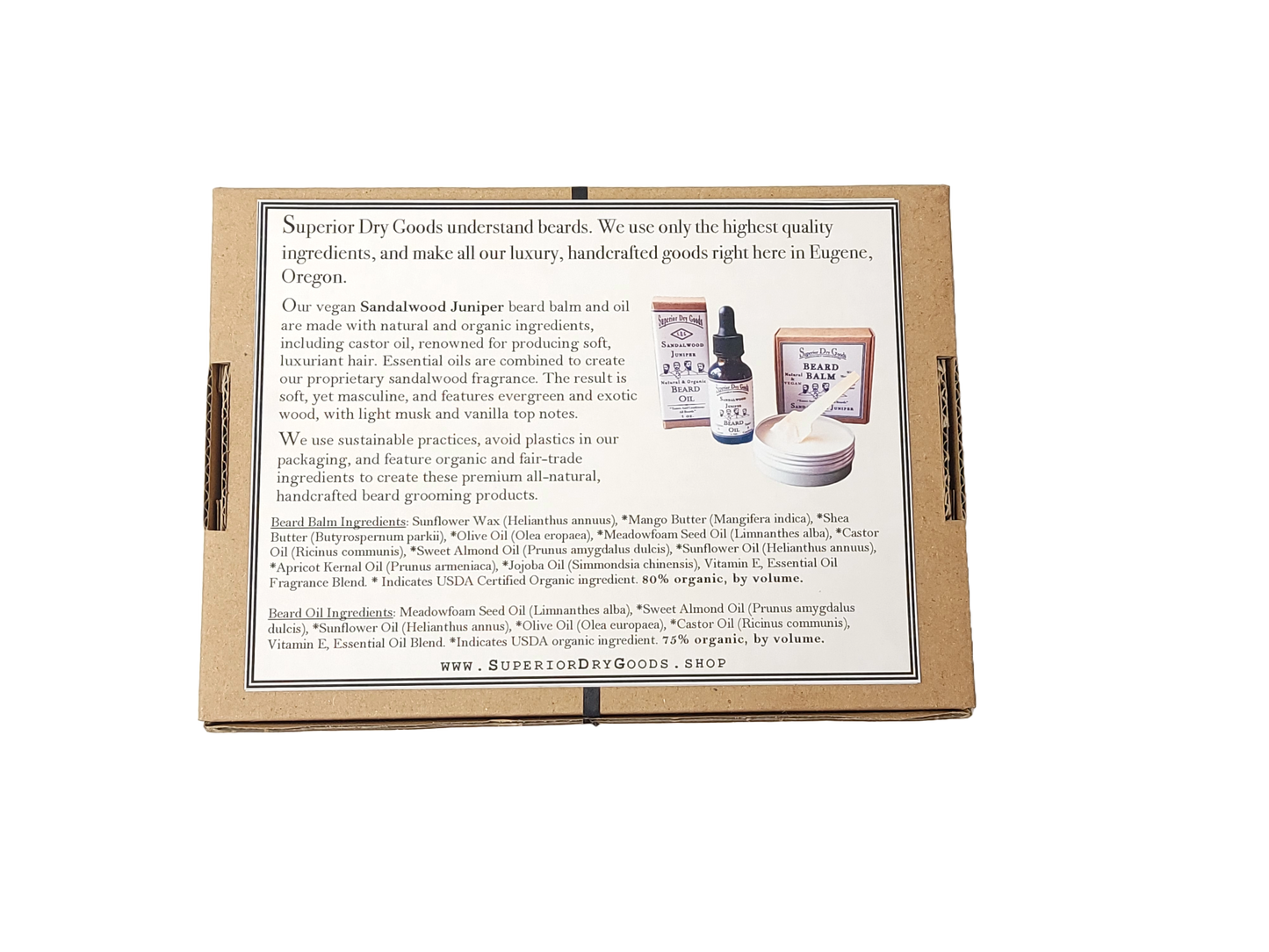 Sandalwood Beard Balm & Oil Set | Handcrafted | Natural