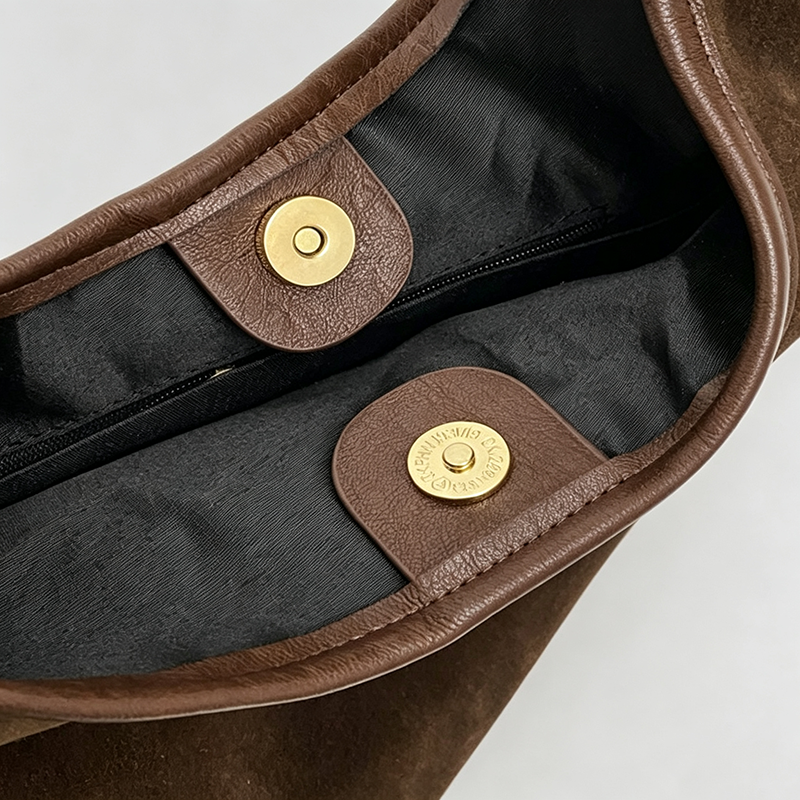 Vintage Suede Hobo Purse | Shoulder Bag