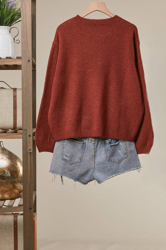 Dragonfly Ember Knit Sweater