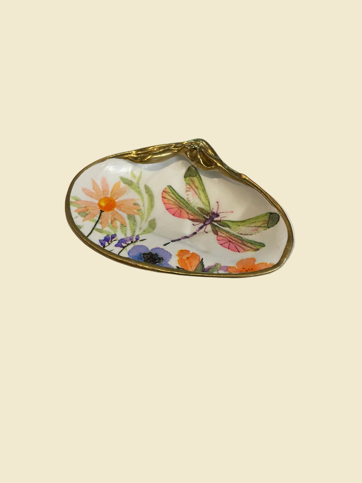 Shell Dish | dragonfly red