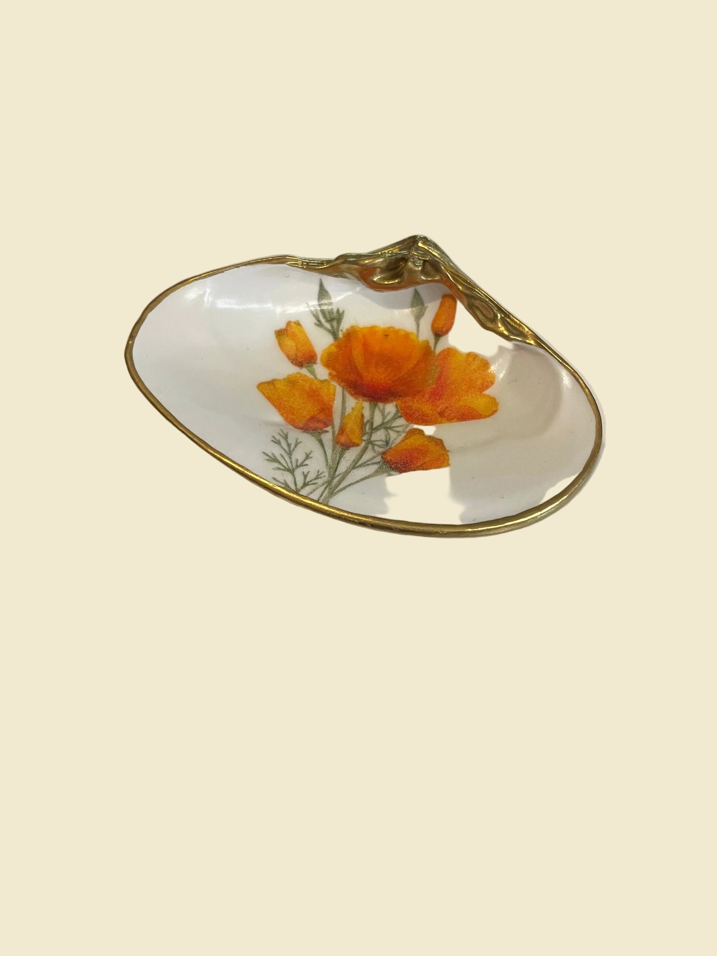 Shell Dish | Poppy red