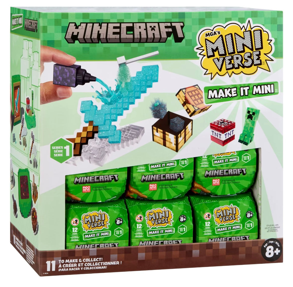 MGA’s Miniverse Make It Mini Minecraft DIY Mystery Collectible, Series 1
