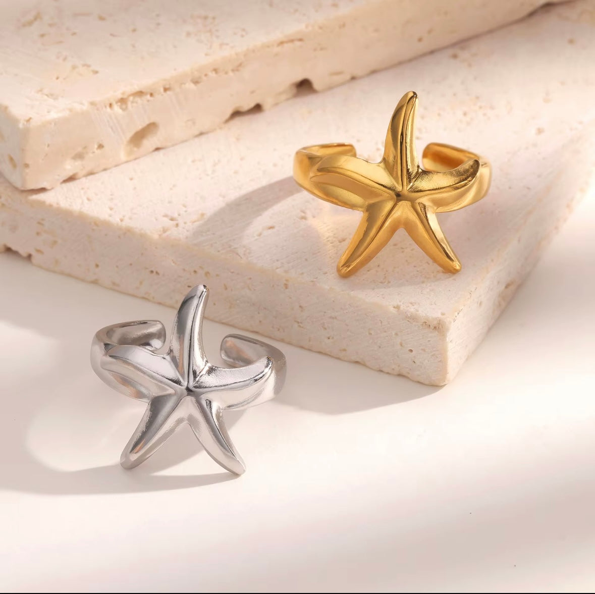 Starfish Adjustable Ring