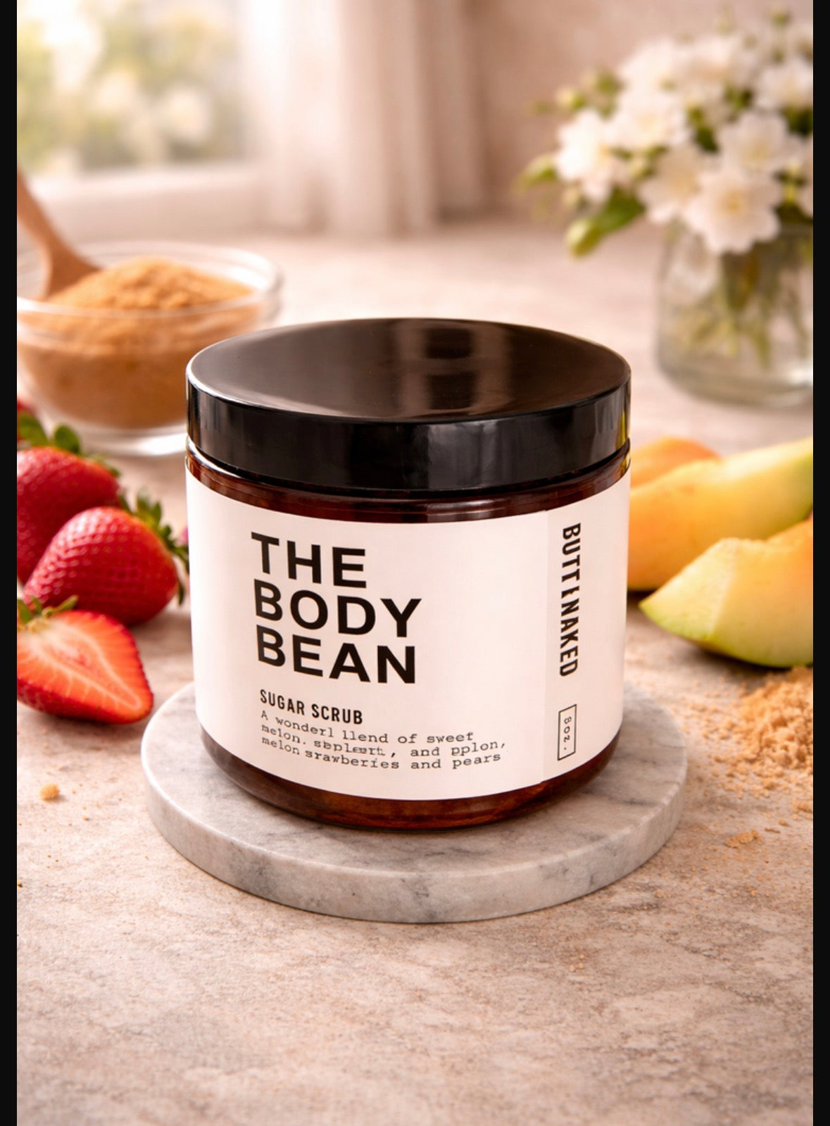 Sugar Scrub 8 oz The Body Bean