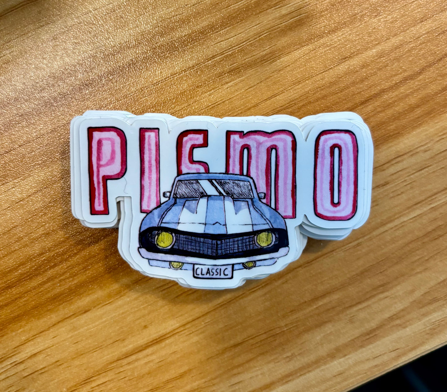 Pismo Hot Rod Sticker