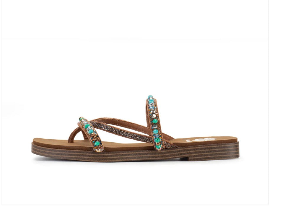 Flip Flops - Lela by Yellowbox Turquoise