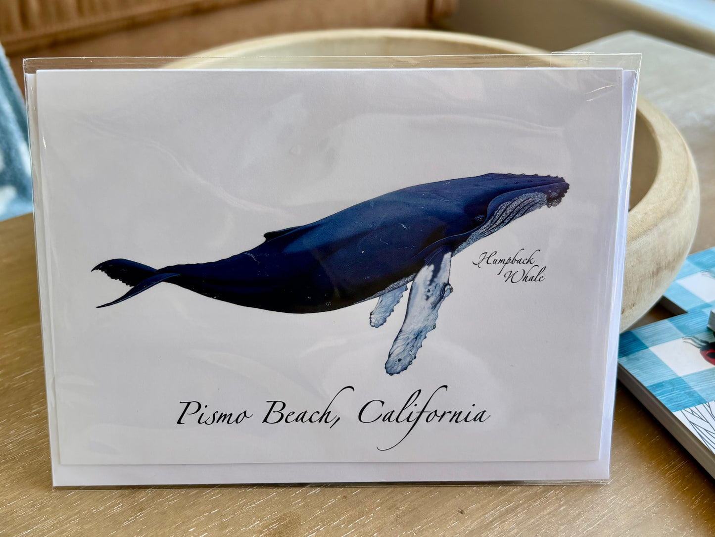 Humpback Whale Pismo Beach Greeting Card