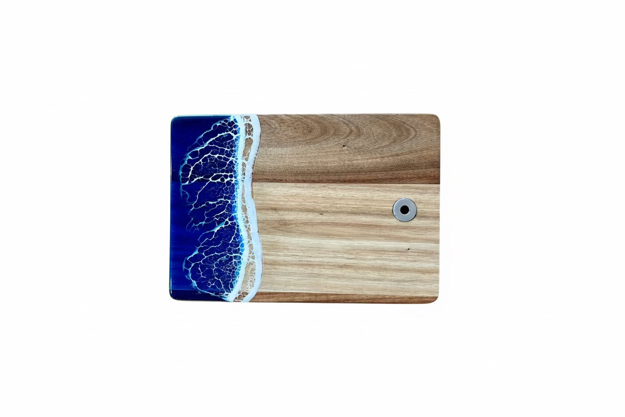 Resin Ocean Cutting Charcuterie Board 9.5”