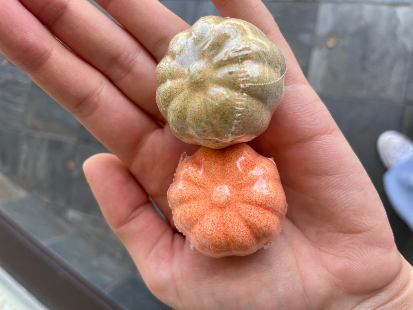 Pumpkin Fizzy Bath Bomb - mini