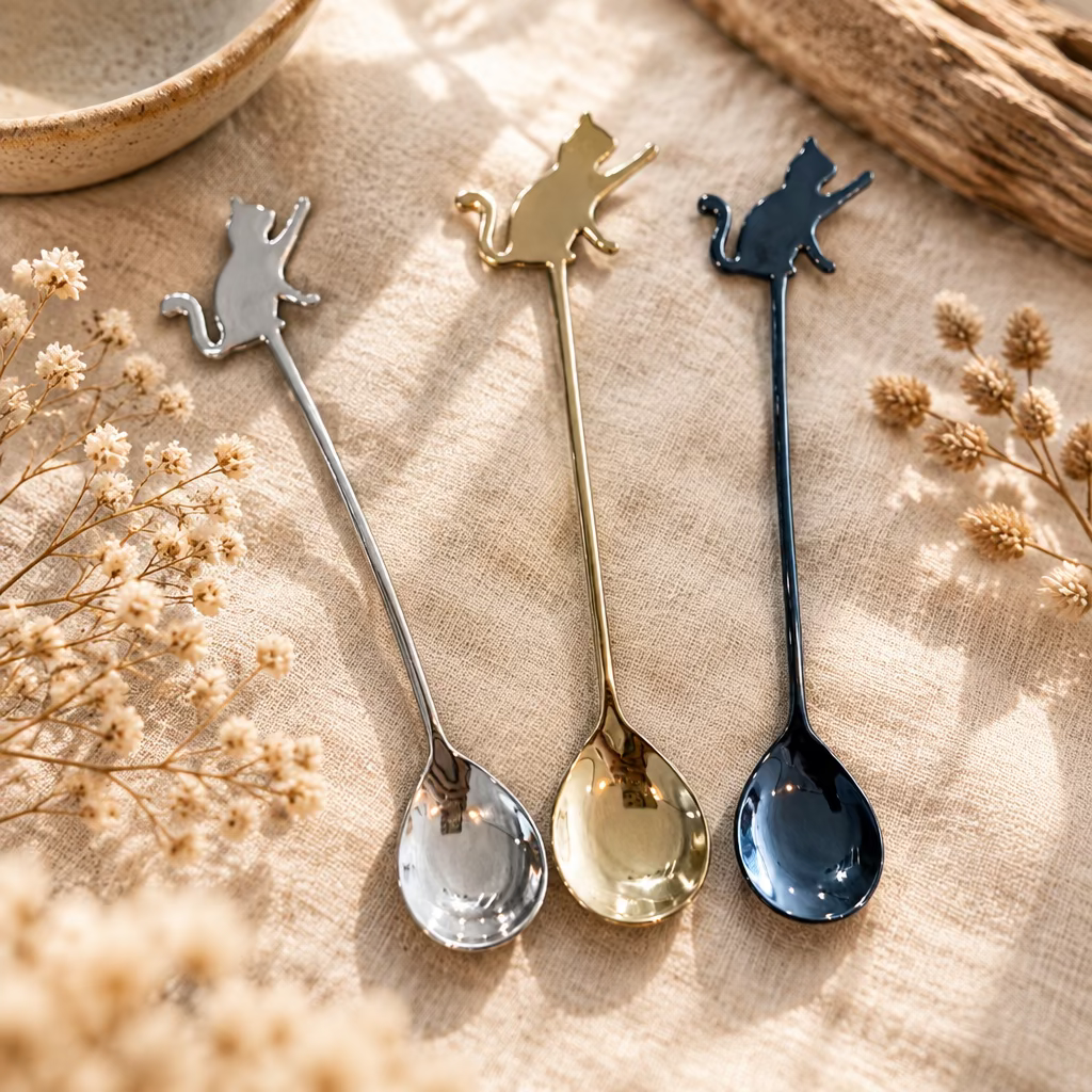 Cat Stir Spoon Variety