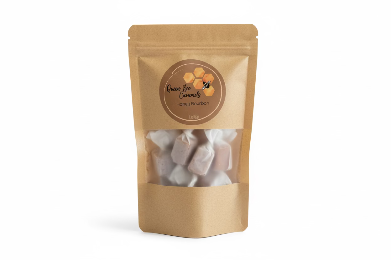 Queen Bee Caramels - Honey Bourbon