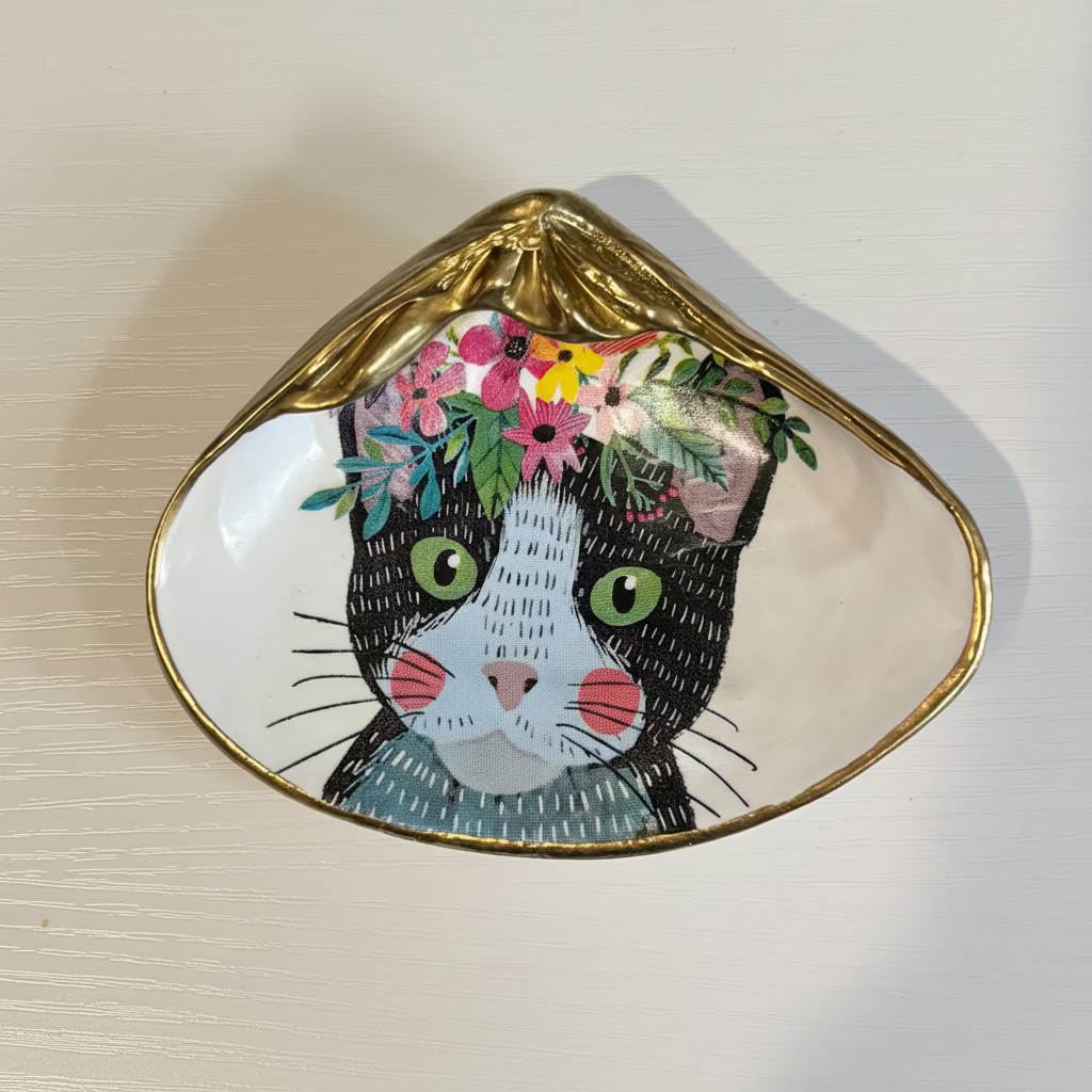 Shell Art - Cat