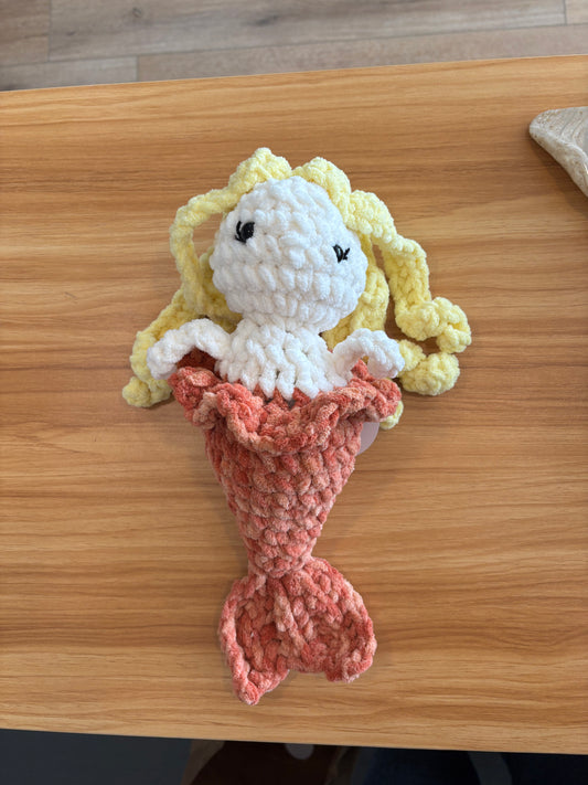 Crochet Plush Mermaid Handmade