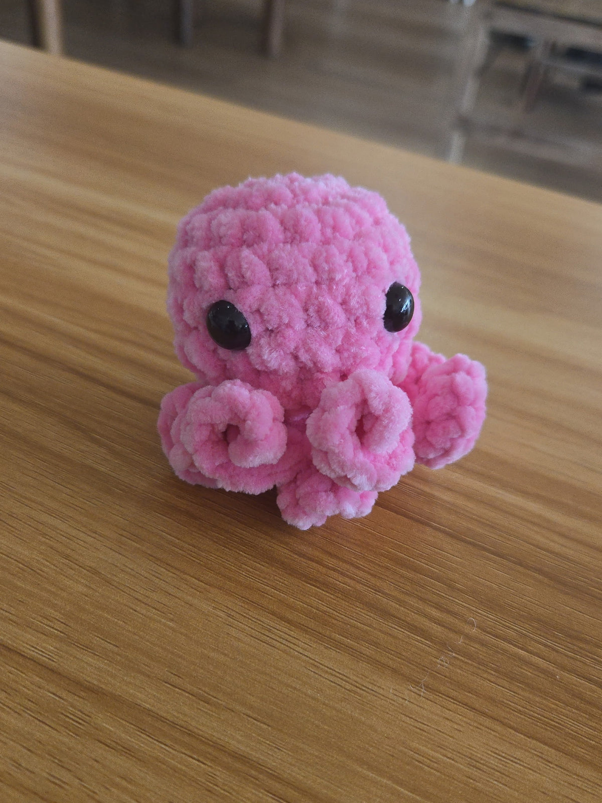 Mini Handmade Crochet Octopus Plush – Soft Chenille Amigurumi