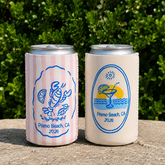 Coastal Can Coolers – Beach & Lake Drink Sleeves, Summer