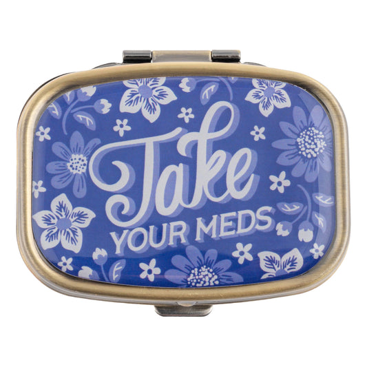 Small Metal Pill Case pillbox