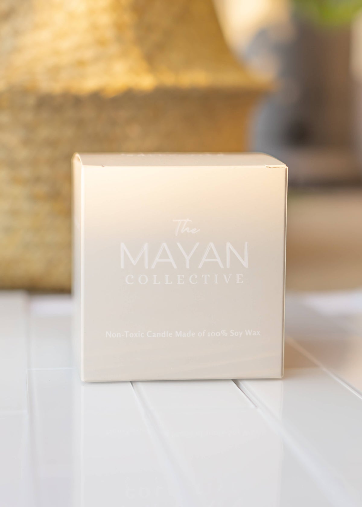 Sweet Vanilla + Amber Soy Wax Candle