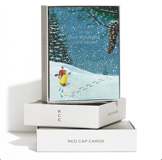 Winter Wonderland Christmas Greeting Card by Richard Scarry