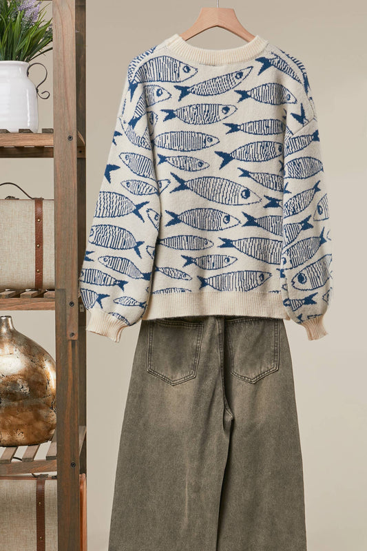 Sardine Story Knit Sweater