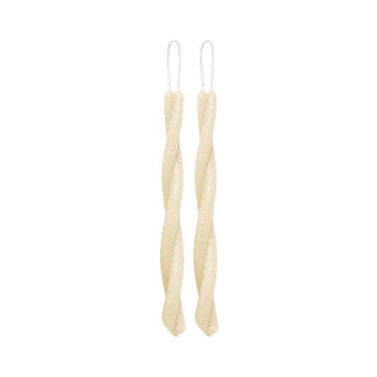 Twisted Taper Candles – 100% Pure Beeswax – Hand-Dipped