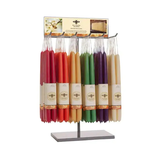 Taper Candles, Hand Dipped - Pure Beeswax