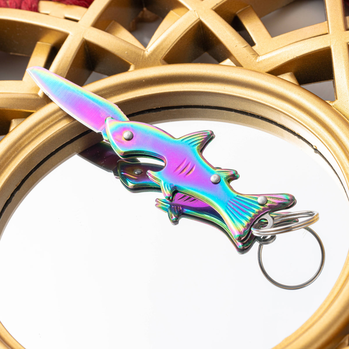 Mini Folding EDC Knife Keychain – Utility Pocket Fish Knife