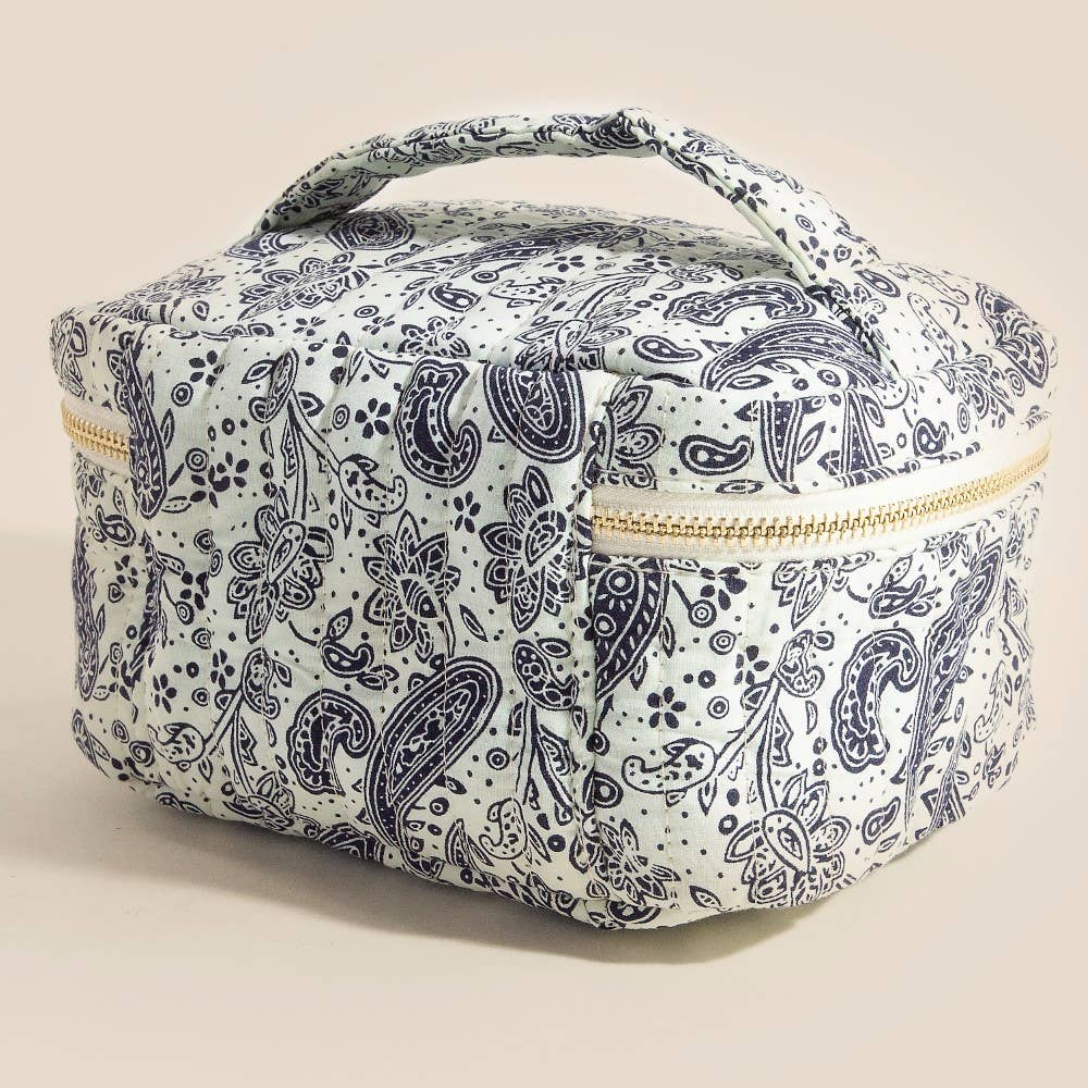 Paisley Pattern Makeup Case Cosmetic Bag