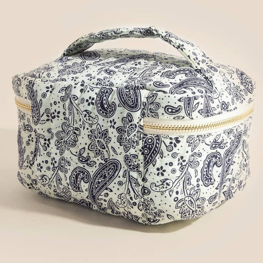 Paisley Pattern Makeup Case Cosmetic Bag