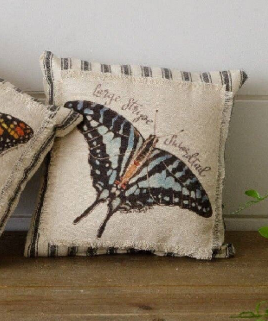 Mini Pillows - Watercolor Butterflies