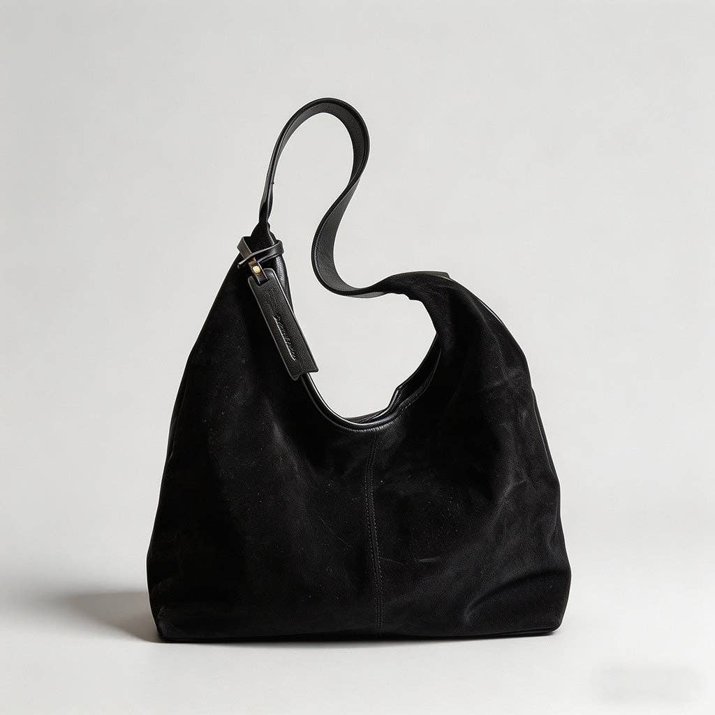 Vintage Suede Hobo Purse | Shoulder Bag