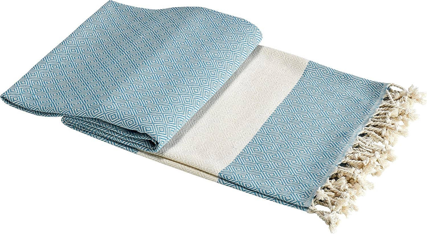 Aegean Concept Turkish Beach Towels – Oversized, Quick-Dry