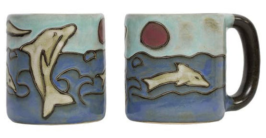 Mara Stoneware Dolphin Mug