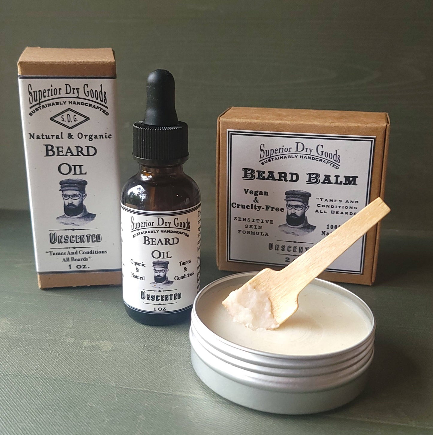 All Natural Unscented Beard Oil | Luxury | Essential Oils