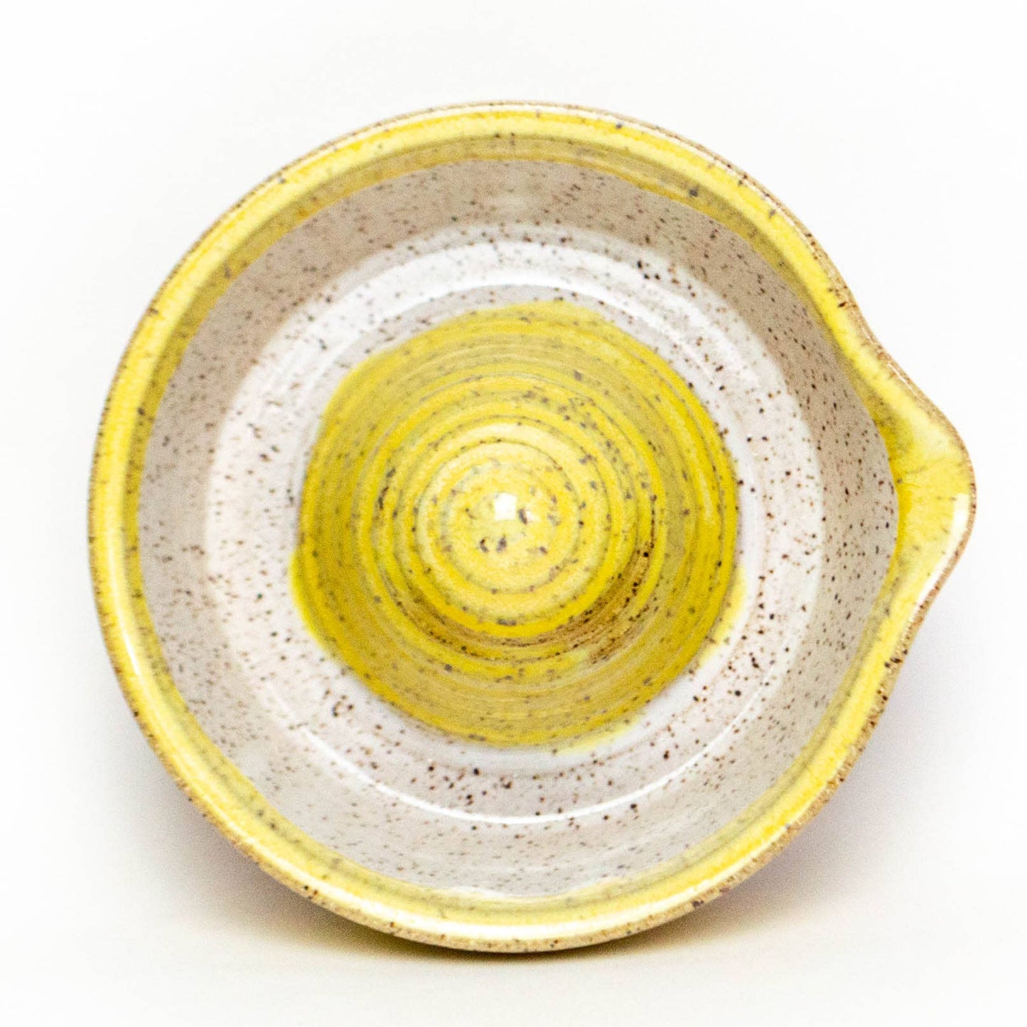 Ceramic Juicer - Handmade Stoneware Clay - Yellow