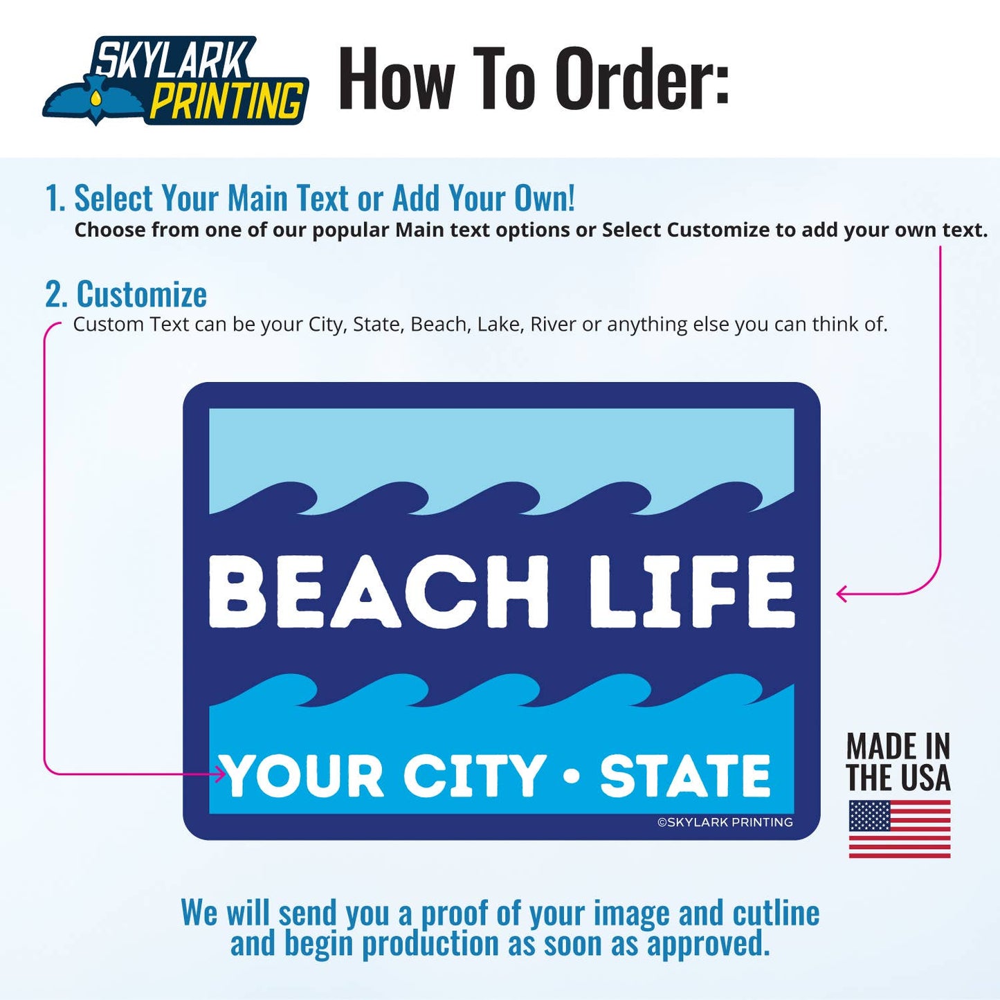Pismo Beach, Beach Life sticker