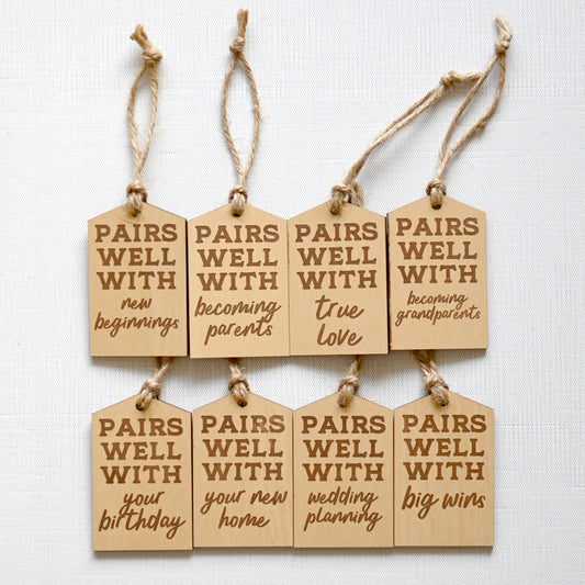 Bottle Tags for Gifting & Display