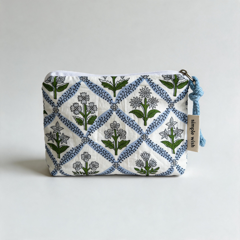 Boho Makeup Bag - Functional Cotton