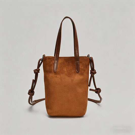 Vintage Suede Mini Purse | Crossbody Bag