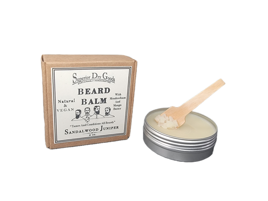 Vegan Sandalwood Juniper Beard Balm | All Natural
