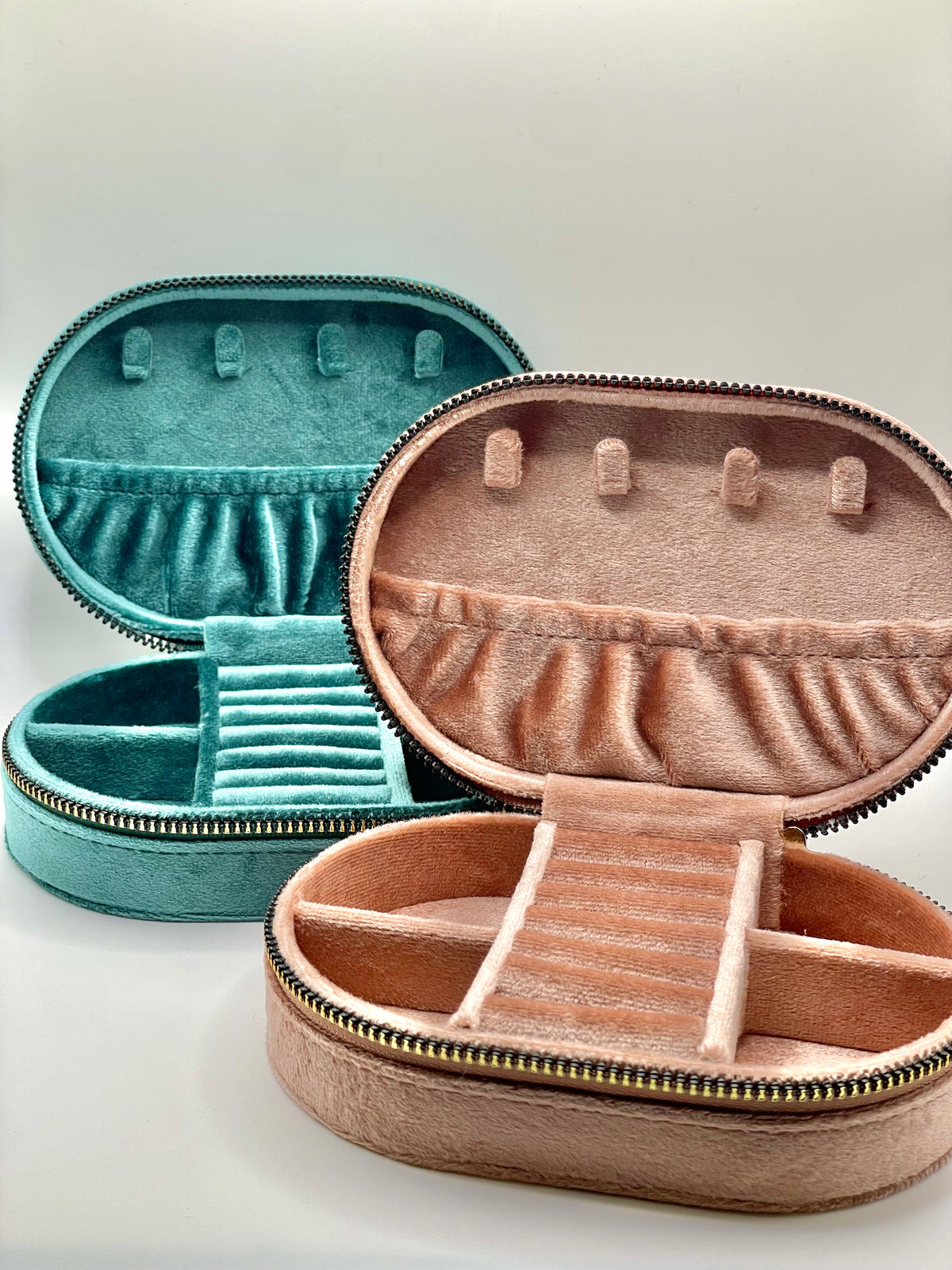 Large Jewelry Case Quilted Velvet | variety