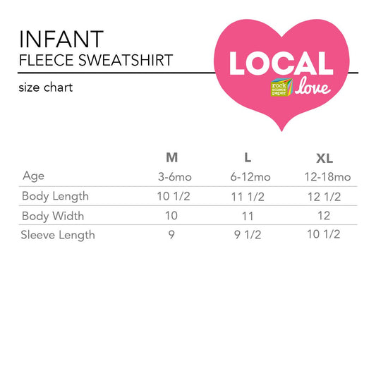 Pismo Beach Coast Sea Life - Infant Sizes Fleece Sweatshirt